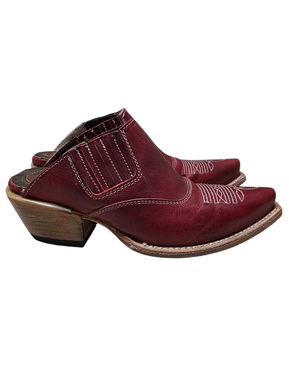 Freebird Wentworth Leather Heeled Western Mules